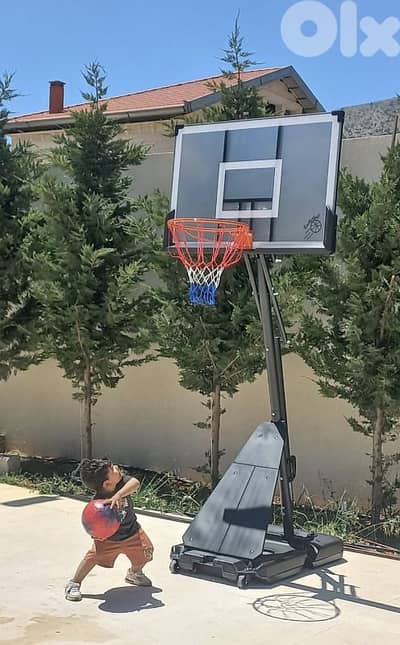 movable basketball hoop (Backboard 120x80cm)
