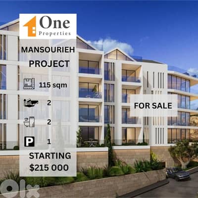 UNDER CONSTRUCTION APARTMENTS FOR SALE IN MANSOURIEH