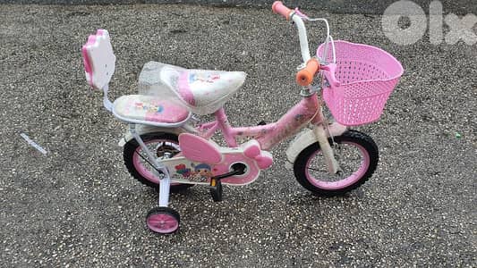 girls bike size 12" for 3-5 years old (brand new)