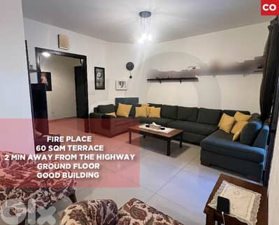 Spacious 60 sqm terrace 2 min away from the highway Halat REF#CO128101