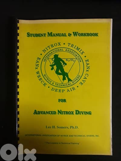 International Association of Nitrox and Technical Divers-IANTD Manual
