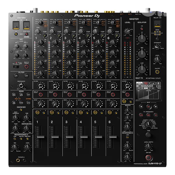 Pioneer DJ DJM-V10 LF Long Fader 6-channel DJ Mixer 2