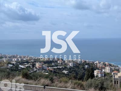 L20830 - 2,000 SQM Land with Sea View For Sale in Nammoura, Kesrouane