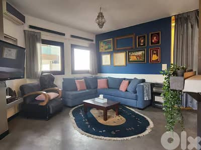 L20834 - Furnished Rooftop with Terrace & View For Sale In Mar Mikhael