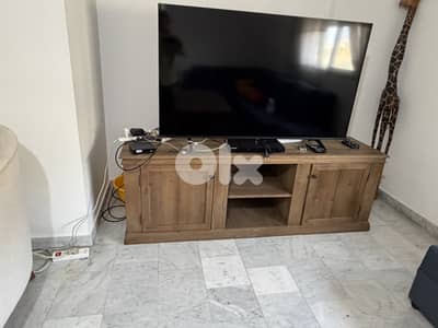 Tv table with cabinets included