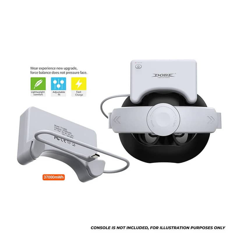 Adjustable Head Strap,Rechargeable Battery 37000mWh for Meta Quest3/3s 2