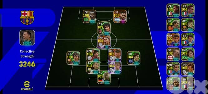 Efootball acc 4 sale