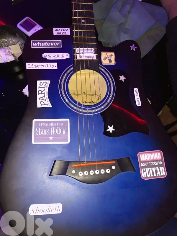 guitar with daddario strings 2