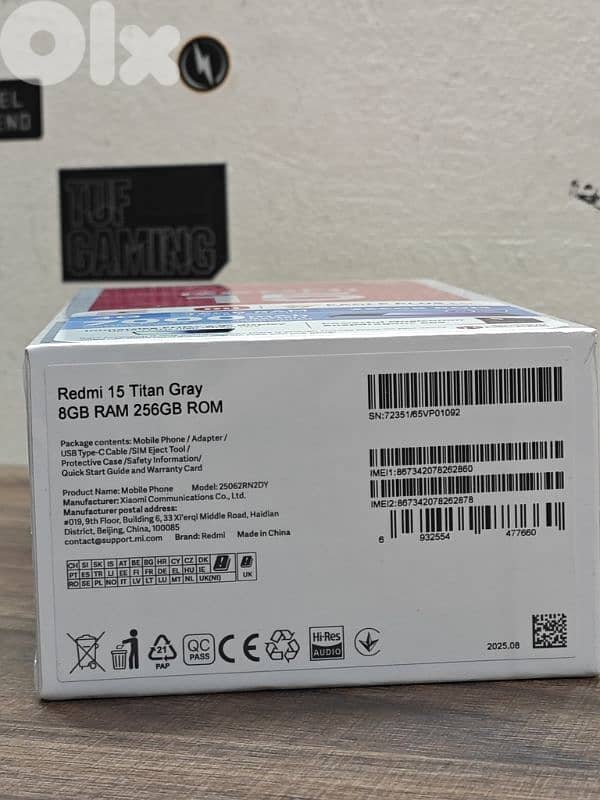 Xiaomi Redmi 15 - 8/256gb 1