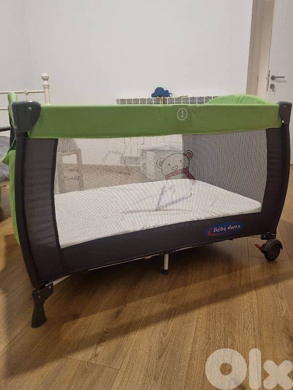 Baby bed with mattress 3