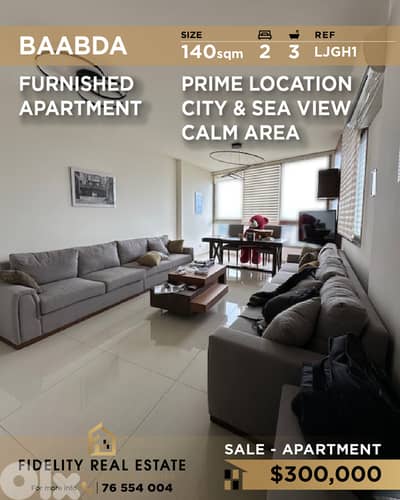 Apartment for sale in Baabda LJGH1 شقة مفروشة للبيع في بعبدا