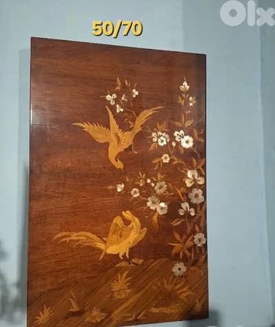 لوحة مركتري منزل صدف انتيك قياس ٥٠بي٧٠ سم