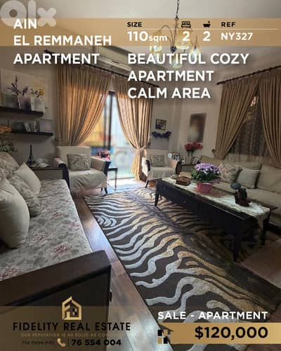 Apartment for sale in Ain El Remmaneh NY327 شقة للبيع في عين الرمانة