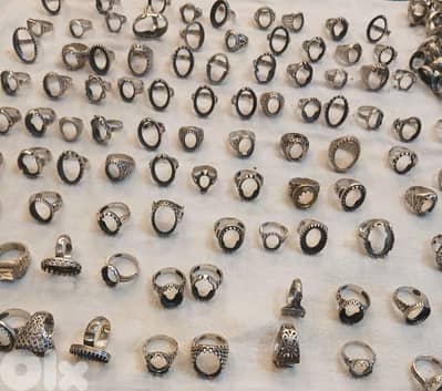 silver ring صياغات فضة فضه