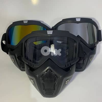 Goggles mask for skiing or moto