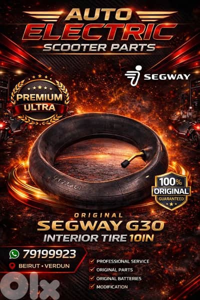 electric scooter orginal Segway g30 interior tire 10in