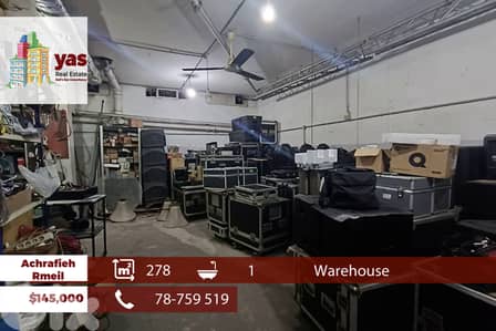 Achrafieh/Rmeil 278m2 | Warehouse | Active Street | AA/EL/MO