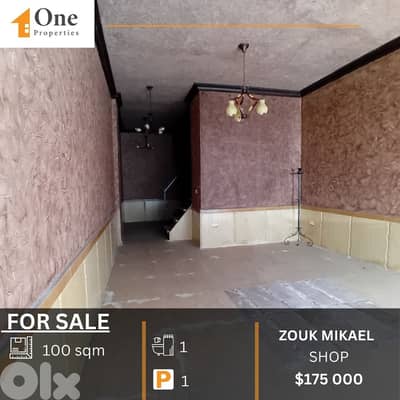 SHOP FOR SALE IN ZOUK MIKAEL