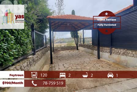 Feytroun 120m2 + 60m2 Terrace | Duplex | Pool | Prime Location | Rent