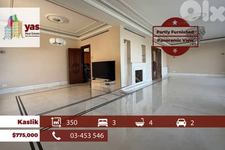 Kaslik 350m2 | Partly Furnished | Sea View | Luxury | EH/IV
