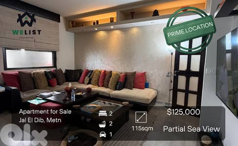 Apartment for sale in Jal El Dib شقة للبيع في منطقة جل الديب