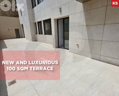SPACIOUS/ 100SQM TEARRACE 3 minutes to Highway IN BAABDA REF#KS124503