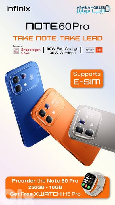 note 60 pro/pre order