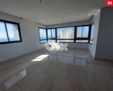 Open Sea View-24/7 elevator-Ras Beirut/ رأس بيروت ! REF#OI131616 !