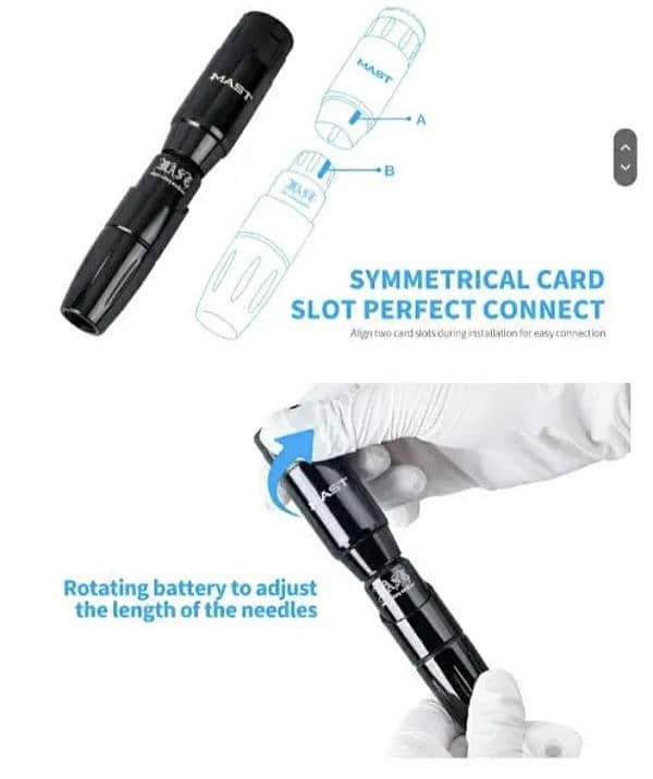 Mast Magi Rotary Pen +MAST Tour Wireless Battery RCA Connection+WJX 2