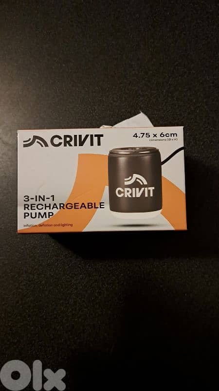 crivit 3 in1 light&air pump 1