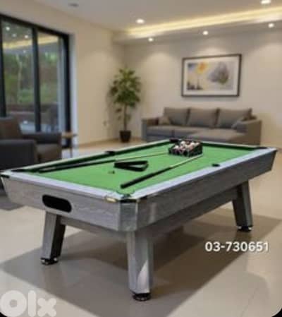 billiard 8ft table wooden (MDF)