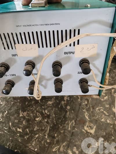 مقوي كهرباء مستعمل شهر واحد