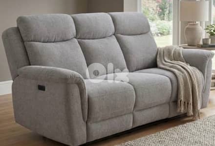 Electric Recliner Sofa – Like New!