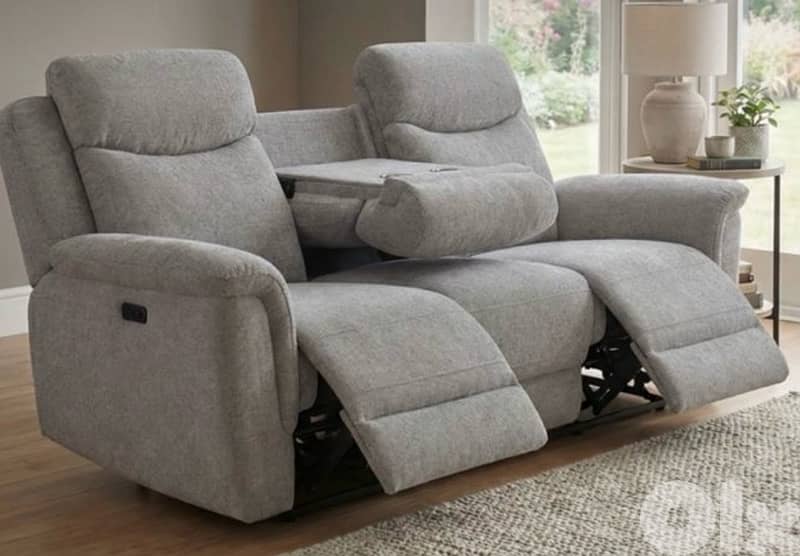 Electric Recliner Sofa – Like New! 1