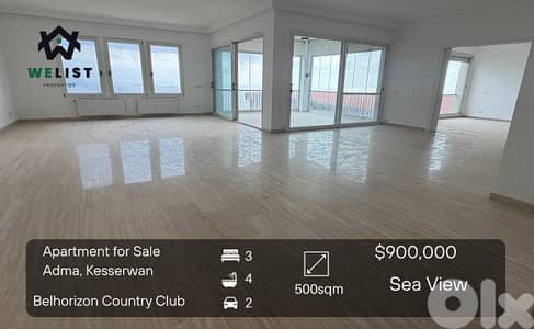 Apartment for sale in Adma شقة للبيع في بيلوريزون ادما