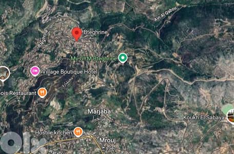 A 1440 m2 land for sale in Bteghrine - ارض للبيع في بتغرين