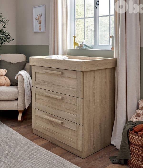 Mamas and Papas baby bedroom set - Light Oak 4