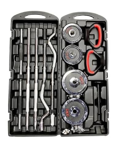 Iron Dumbbell 40kg + set Barbell