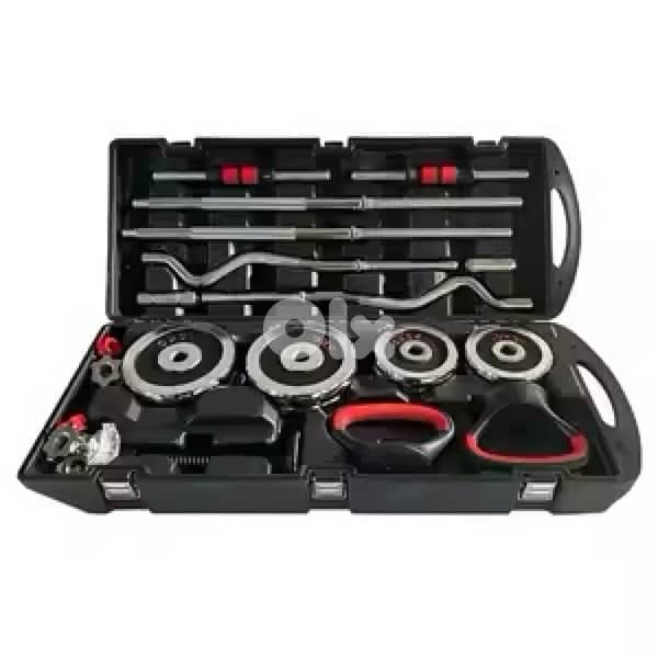 Iron Dumbbell 40kg + set Barbell 1