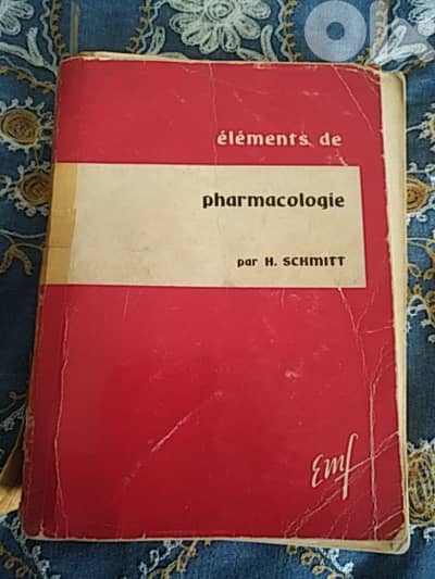 Old book Éléments de pharmacologie (1957)