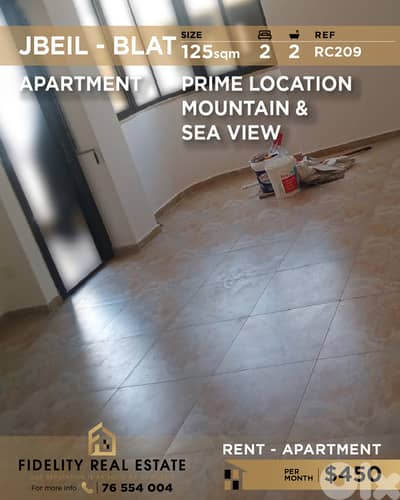 Apartment for rent in Jbeil RC209 شقة للإيجار في جبيل