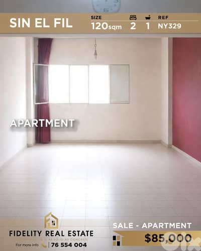 Apartment for sale in Sin El Fil NY329 شقة  للبيع في سن الفيل