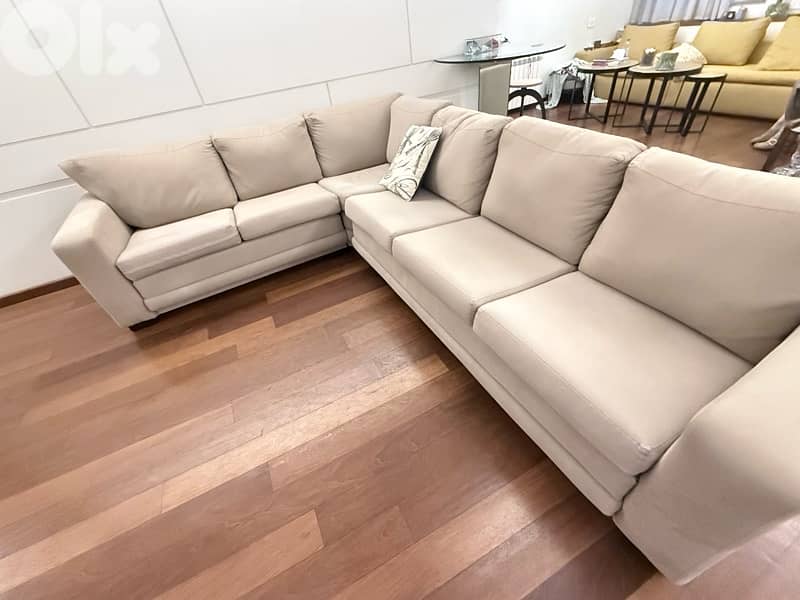 corner sofa beige 1