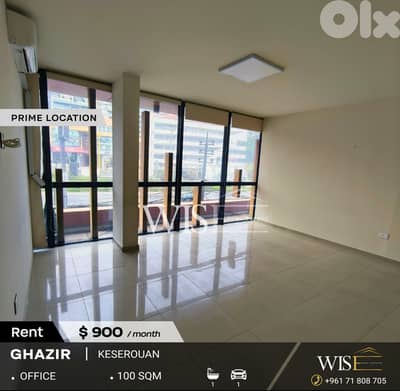100 SQM Office for RENT in Ghazir!