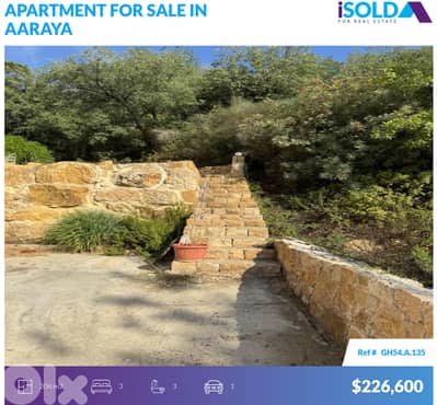 206m2 apartment+mountain view 4sale in Aaraya - Chwit - عاريا - شويت