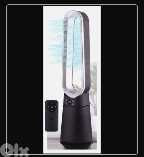 Silvercrest 38" Bladeless Tower Fan LED display 20 Speed/5$ delivery 2
