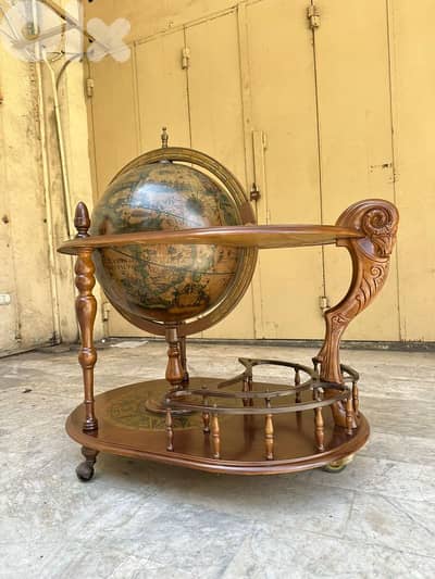 original bar trolley globe big size بار كرة ارضية تصميم رائع