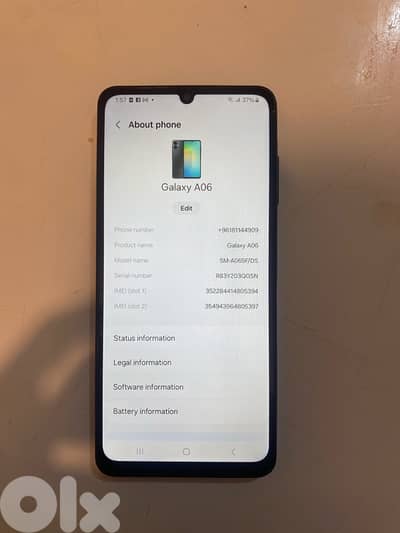 samsung A06 used