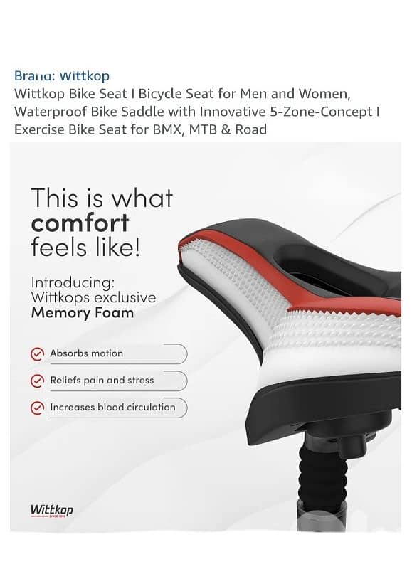 wittkop bicycle seat for men and women 2