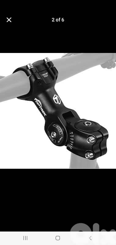bicycle adjustable stem (brand new)